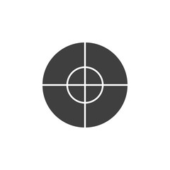 target icon. One of the collection icons for websites, web design, mobile app