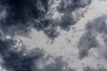 Fototapeta premium original dark clouds before heavy rain. background of sky and storm.