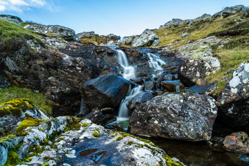 Small waterfall on the moors outside Pitlochry