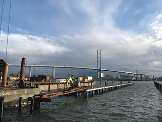 Fototapeta na wymiar the bridge to Islan Rügen
