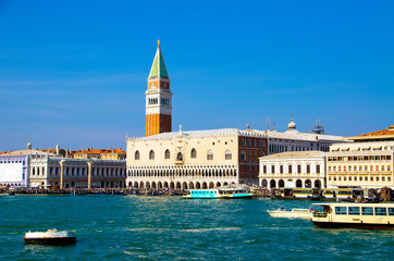 Fototapeta na wymiar First view of Venice