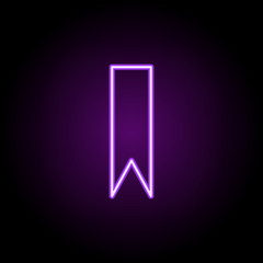 remark sign icon. Elements of Web in neon style icons. Simple icon for websites, web design, mobile app, info graphics