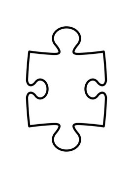 kontur puzzle teil puzzlespiel puzzleteil puzzlest&uuml;ck puzzeln form logo spa&szlig; bild design cool umriss hobby