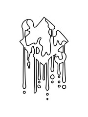 kontur puzzle nass schmelzen tropfen graffiti teil puzzlespiel puzzleteil puzzlestück puzzeln form logo spaß bild design cool umriss hobby