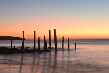 Fototapeta premium Port Willunga at sunset