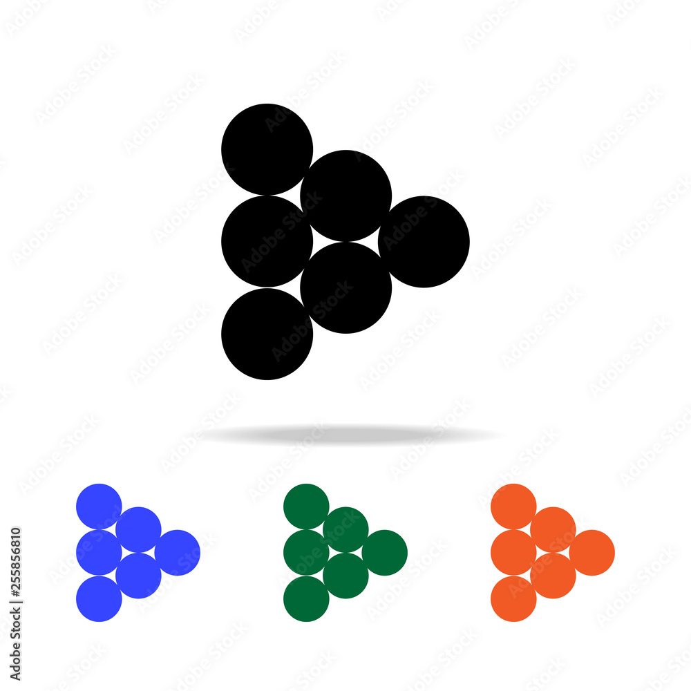 Poster point arrow icon. elements of simple web icon in multi color. premium quality graphic design icon. s