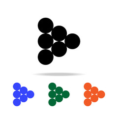 point arrow icon. Elements of simple web icon in multi color. Premium quality graphic design icon. Simple icon for websites, web design, mobile app, info graphics