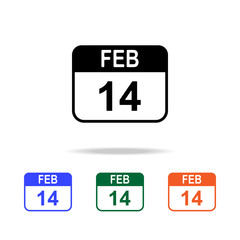 Fototapeta premium the calendar icon. Elements of simple web icon in multi color. Premium quality graphic design icon. Simple icon for websites, web design, mobile app, info graphics