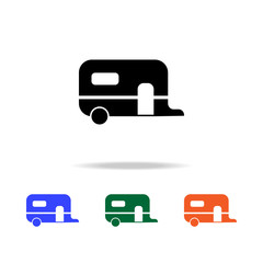 trailer house on wheels icon. Elements of simple web icon in multi color. Premium quality graphic design icon. Simple icon for websites, web design, mobile app, info graphics