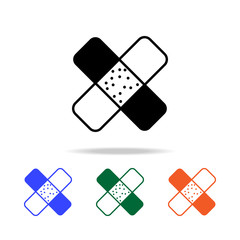 patch icon. Elements of simple web icon in multi color. Premium quality graphic design icon. Simple icon for websites, web design, mobile app, info graphics