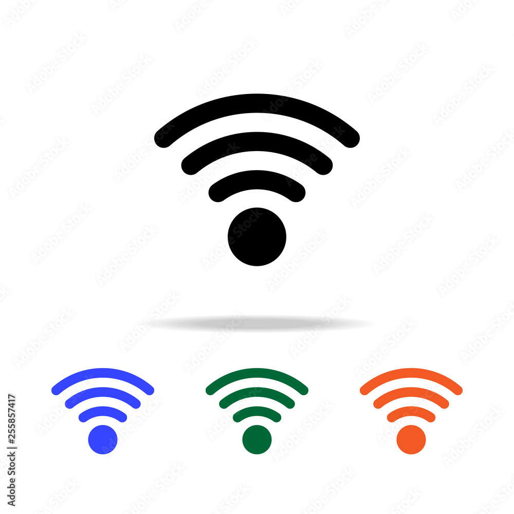 Poster communication sign icon. elements of simple web icon in multi color. premium quality graphic design 