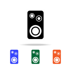speakers icon. Elements of simple web icon in multi color. Premium quality graphic design icon. Simple icon for websites, web design, mobile app, info graphics