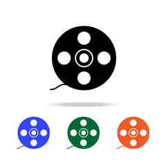 film icon. Elements of simple web icon in multi color. Premium quality graphic design icon. Simple icon for websites, web design, mobile app, info graphics