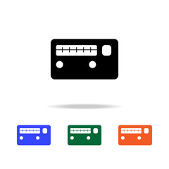 radio receiver icon. Elements of simple web icon in multi color. Premium quality graphic design icon. Simple icon for websites, web design, mobile app, info graphics