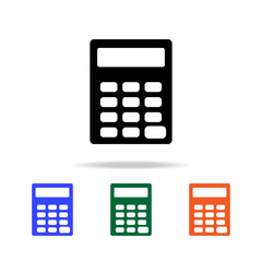 calculator icon. Elements of simple web icon in multi color. Premium quality graphic design icon. Simple icon for websites, web design, mobile app, info graphics