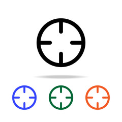 aim icon. Elements of simple web icon in multi color. Premium quality graphic design icon. Simple icon for websites, web design, mobile app, info graphics
