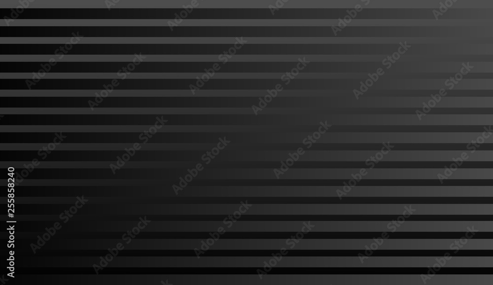 Poster background abstract gray color line pattern on black color gradient background, illustration, copy s