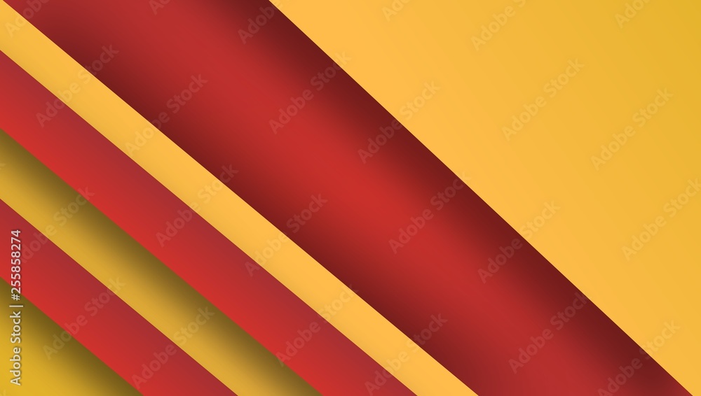 Poster background abstract yellow and red color pattern gradient background, illustration, copy space for t