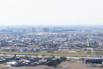 埼玉県越谷市の街並み