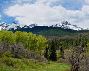 Colorado on the springtime-mount Sneffel’s with snow 