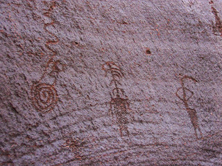 Native American ancient stone art 