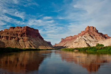 Green River view outside Moab- a rafter’s paradise
