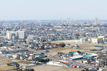 埼玉県越谷市の街並み