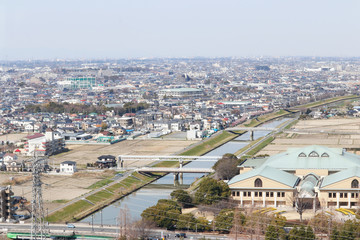 埼玉県越谷市の街並み