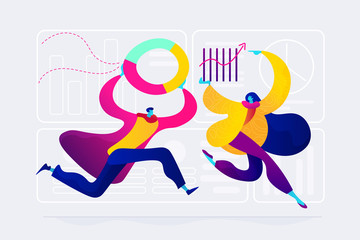 Business Intelligence concept vector illustration.