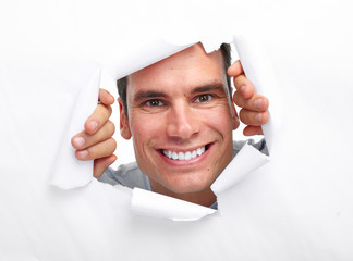 happy joyful man