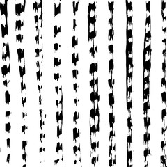 Brush grunge pattern. White and black vector.