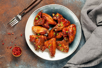 Baked chicken wings