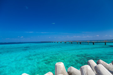 下地空港ランウェイ17アプローチエンド 17END