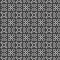 Abstract Repeat Backdrop With Lace geometric Ornament. Seamless Design For Prints, Textile, Decor, Fabric. Super Vector Pattern. Grey color