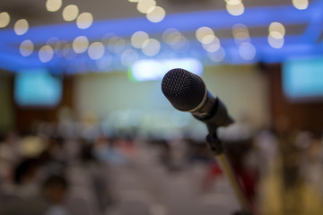 Microphone in the conference room