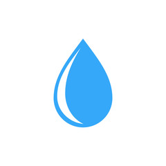 Modern Water Droplet Icon Logo Template