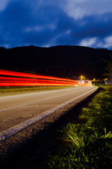 driving on the road in Zipaquir&aacute;, Cundinamarca