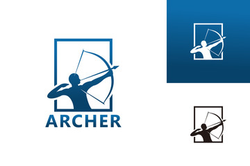 Archer Logo Template Design Vector, Emblem, Design Concept, Creative Symbol, Icon