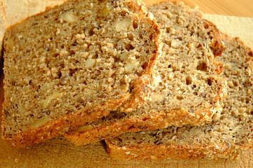 Vollkornbrot in Scheiben