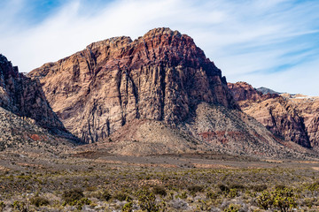 landscape of mountains