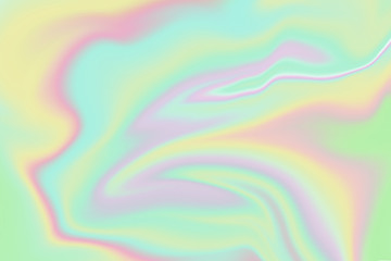Holographic rainbow abstract background. Wallpaper. Very beautiful rainbow foil texture. Wonderful magic background. Fantasy colorful card. Iridescent art. Trendy punchy pastel. 