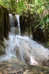 Erawan wodospady kaskadowe , Tajlandia, Azja