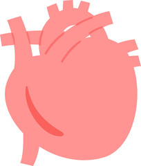 心臓のシンプルなイラスト