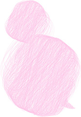 Colored pencil style Colorful Callout type frame