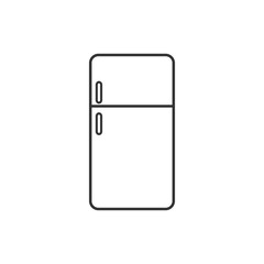 Freezer, refrigerator icon. Vector illustration, flat design.