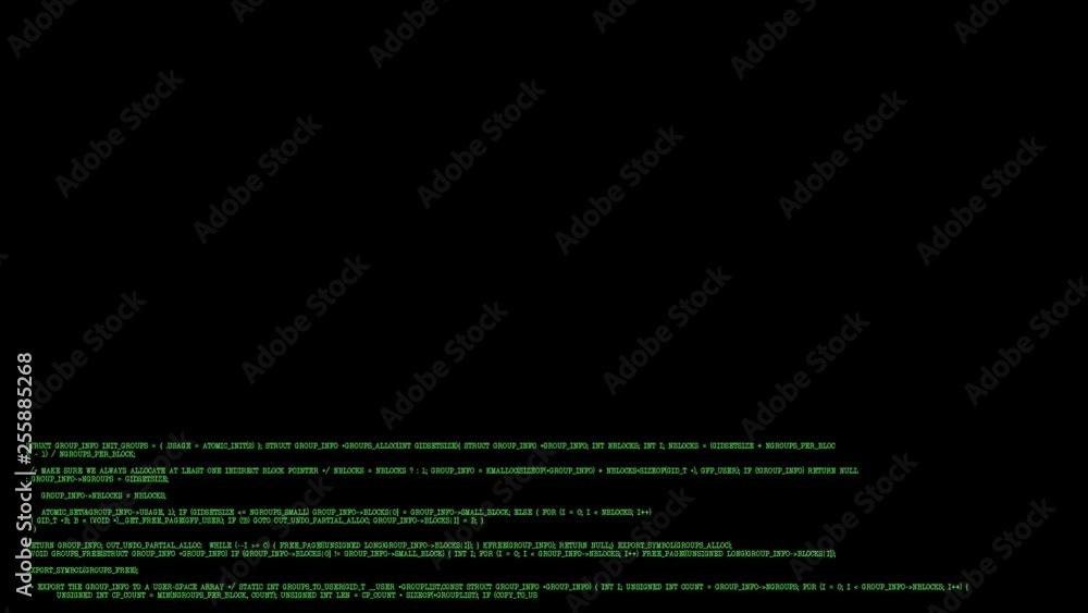 Poster full screen grab shot of fiction computer code lines manifesting typing in from bottom to top green 