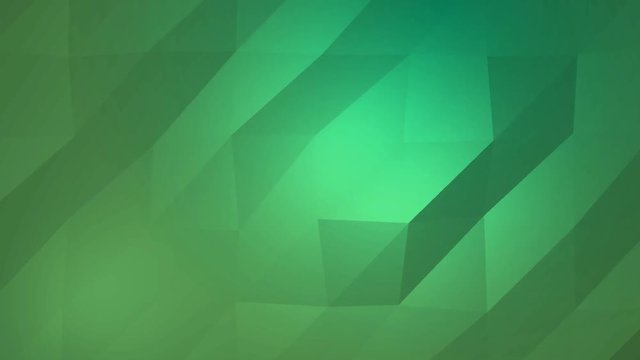 full screen top down green shade colored low polygonal waving surface background animation wallpaper, abstract geometric