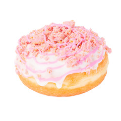 donut or donut with concept on a background.