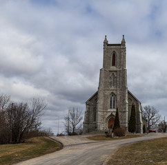 Fototapeta na wymiar St Mark's Church Barriefield Kingston Ontario Canada.