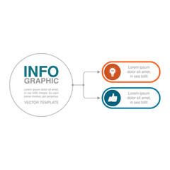 Vector iInfographic template for business, presentations, web design, 2 options.